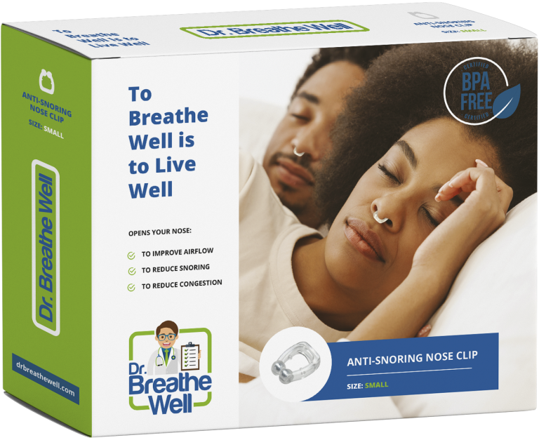 Dr. Breathe Well The Antisnoring Nose Clip that improves your airflow